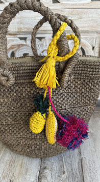 IBELIV BAG CHARM PINEAPPLE