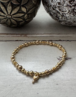 *NEW* Janogi-Silberkugeliarmband AMORE Gold