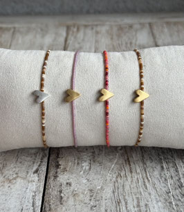 *NEW* IBU JEWELS HEART Gold und Silber