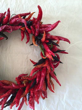 red&black pepper wreath