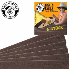 Ersatzpapier Schleifmaus 6 x - Kids at Work