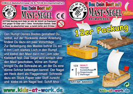 BV 12 x Masten und Segel - Kids at Work