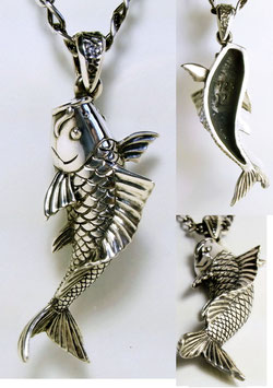 Climbing Carp Pendant