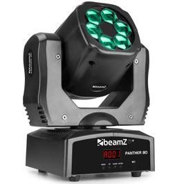 LYRE LED SPOT 72 W, AVEC LENTILLES TOURNANTES - PANTHER 80  RÉF 150.440