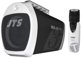 PORTE VOIX À BANDOULIÈRE SUR BATTERIE MP3/USB ET FM, AVEC MICRO SANS FIL  RÉF WA-35