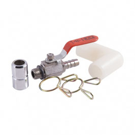 Angel Aqua® Luftpumpenadapter 9 mm regulierbar mit Hahn