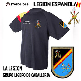 Camiseta  GRUPO LIGERO DE CABALLERIA   ST01D0100-6