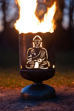 kleiner Feuerkorb Buddha