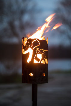Gartenfackel ELEFANT
