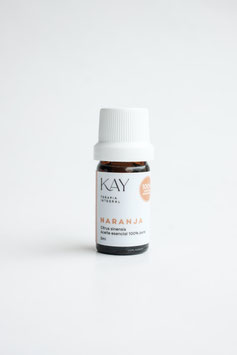 ACEITE ESENCIAL DE NARANJA DULCE / ORANGE (CITRUS SINENSIS) 100% ORGÁNICO KAY - FRASCO X 5 ML