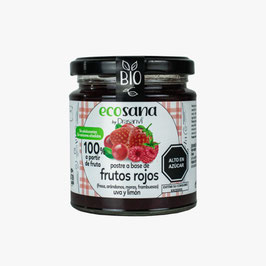 MERMELADA DE FRUTOS ROJOS ORGÁNICA (SIN AZÚCAR AÑADIDA) - FRASCO X 260 G