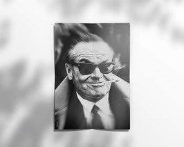 Jack Nicholson - "presence" - Poster - Kunstdruck / Bild in 5 Größen