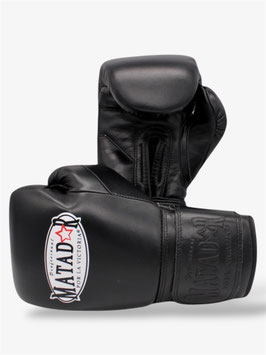 GUANTONI TOTAL BLACK VELCRO