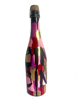 Rieslingsekt, Flasche handbemalt • CIN CIN berry