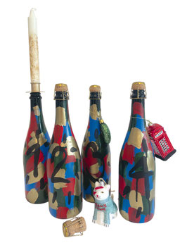 Sekt-Adventskranz • Für jeden Adventssonntag 1 Flasche