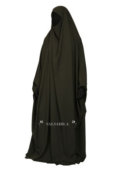 Jilbab Saudi Modell  Einteiler Farbe Grün Kleid