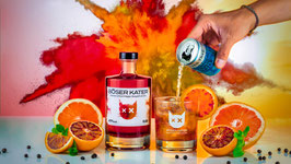Böser Kater Magic Grapefruit Gin mit Farbwechsel von Rot zu Gelb