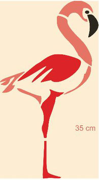 Grand flamant rose