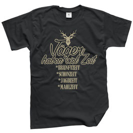 WILDlife® Herren Outdoor T-Shirt mit Jäger haben viel Zeit Print