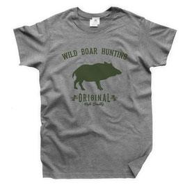 WILDlife® Herren Outdoor T-Shirt mit Wild Boar Hunting Print