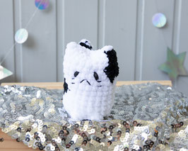 Mini Miez Weiß Schwarz mit Tasche