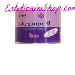 Cera depilatoria liposolubile delicata ossido di zinco Depiwell 400ml