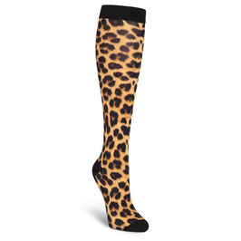 Women's Leopard 360 Print Knee High Socks