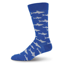 Sharks Crew Socks Blue