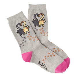 Women's Cat Love Crew Socks