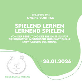 Aufzeichnung Online Vortrag SPIELEND LERNEN - LERNEND SPIELEN vom 28.01.2026