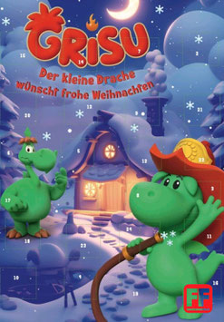 GRISU Der kleine Drachen wünscht frohe Weihnachten Schokoadventkalender LIMITIERTE SONDERAUFLAGE