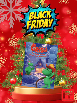 BLACK FRIDAY GRISU Der kleine Drache wünscht frohe Weihnachten Schokoadventkalender LIMITIERTE SONDERAUFLAGE 1+1 gratis