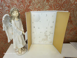 gefüllter Adventskalender Weiß mit 24 köstlichen Pralinen
