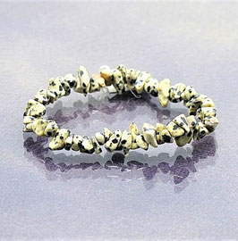 JASPIS, DALMATINERSTEIN - Armband