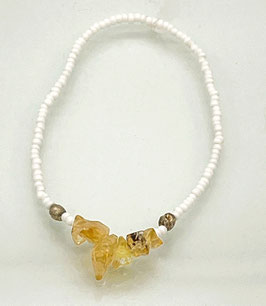 CITRIN - Armband mit Rocaille