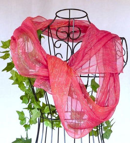 Schal GLIMMER aus Crincelchiffon mit Lurex, 160 x 30 cm