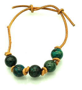 CHRYSOKOLL - Kugelarmband