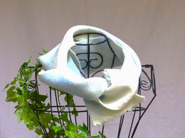 Cacheur/Schal EISBLUME aus Wollwalk, 160x15cm