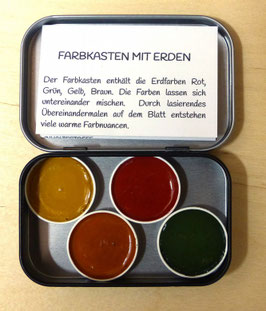 Wasserfarbkasten - ERDFARBEN