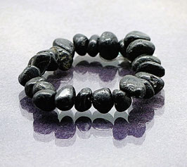 TURMALIN, schwarz SCHÖRL - Armband