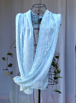 Samtschal RANKE aus Seide und Viscose, 175 x 32 cm