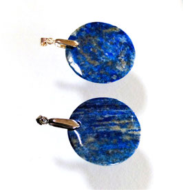 LAPISLAZULI - Scheiben, gebohrt