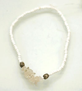 BERGKRISTALL - Armband mit Rocaille