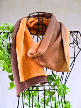 Wollschal HERBSTWIND aus Wolljersey, 170x20cm