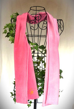 Wollschal RHODOCHROSIT - Wolljersey 160x25cm