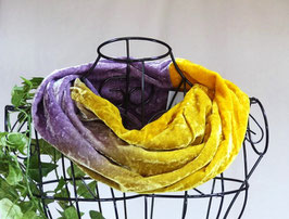 Samtloop LAVENDOLIN aus Seide und Viscose, 80 x 27 cm