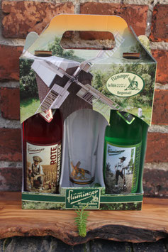 Geschenkpackung     Rot & Grün