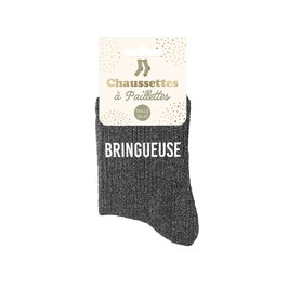 Chaussette Paillettes "Bringueuse"