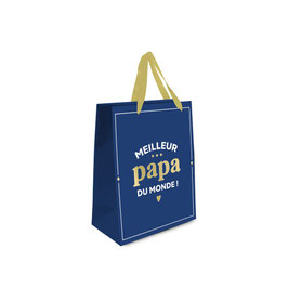 Pochette cadeau "Meilleur papa" moyen modèle ☺
