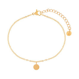 Essentialistics - Bracelet textured coin